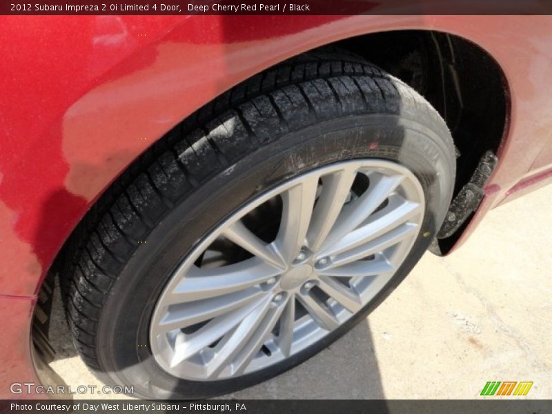 Deep Cherry Red Pearl / Black 2012 Subaru Impreza 2.0i Limited 4 Door