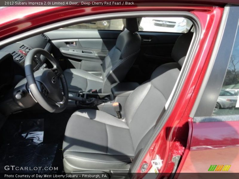 Deep Cherry Red Pearl / Black 2012 Subaru Impreza 2.0i Limited 4 Door
