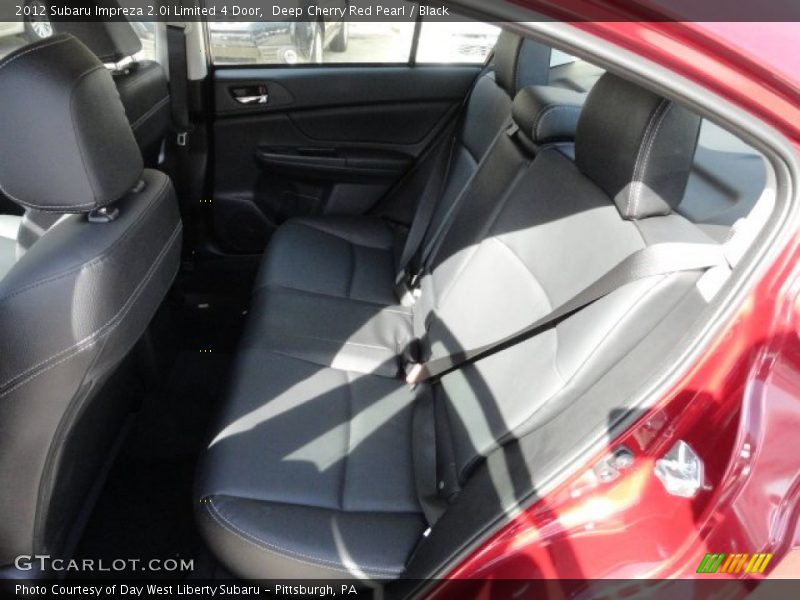 Deep Cherry Red Pearl / Black 2012 Subaru Impreza 2.0i Limited 4 Door