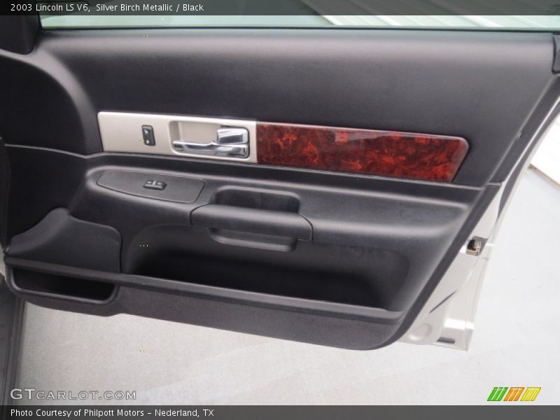 Silver Birch Metallic / Black 2003 Lincoln LS V6