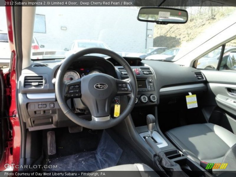 Deep Cherry Red Pearl / Black 2012 Subaru Impreza 2.0i Limited 4 Door