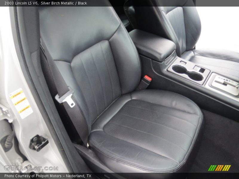 Silver Birch Metallic / Black 2003 Lincoln LS V6