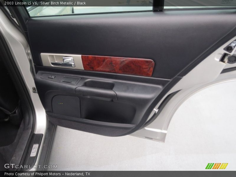 Silver Birch Metallic / Black 2003 Lincoln LS V6