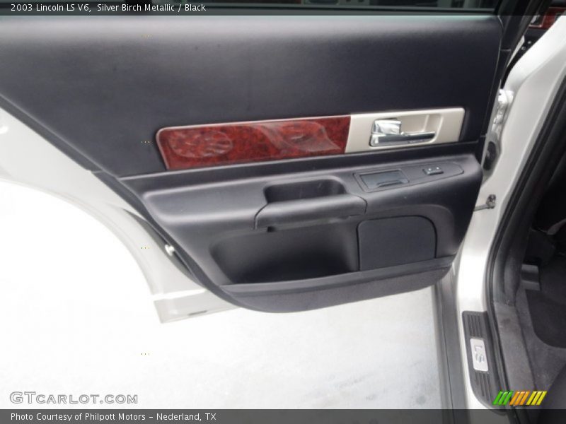 Silver Birch Metallic / Black 2003 Lincoln LS V6
