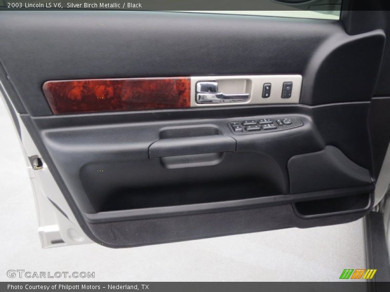 Silver Birch Metallic / Black 2003 Lincoln LS V6