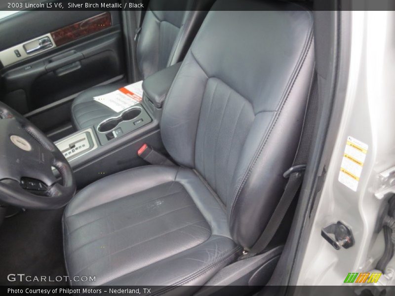 Silver Birch Metallic / Black 2003 Lincoln LS V6