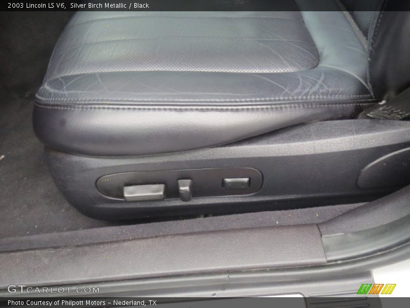 Silver Birch Metallic / Black 2003 Lincoln LS V6