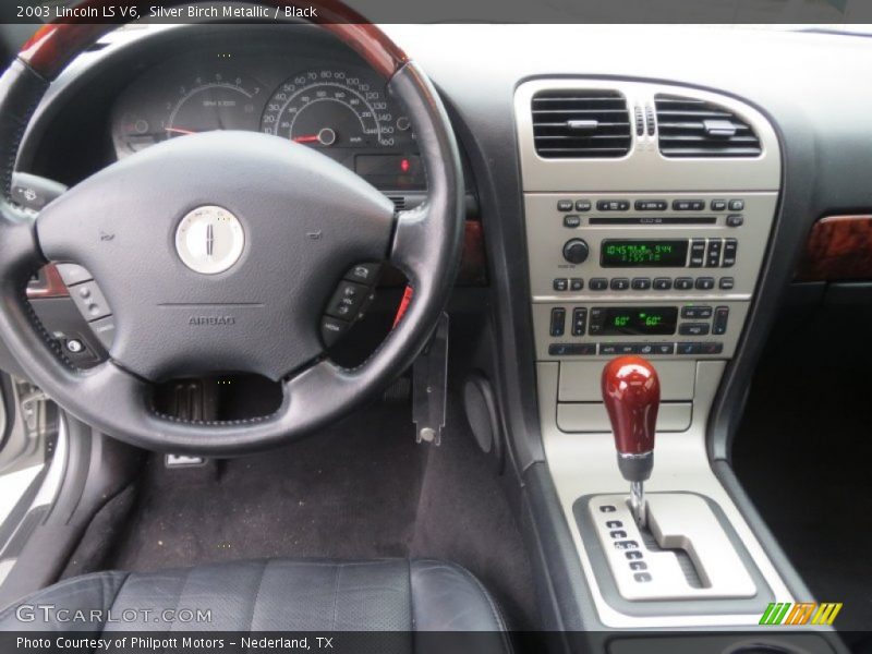 Silver Birch Metallic / Black 2003 Lincoln LS V6