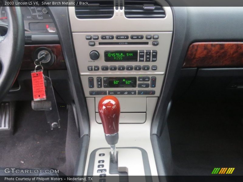 Silver Birch Metallic / Black 2003 Lincoln LS V6