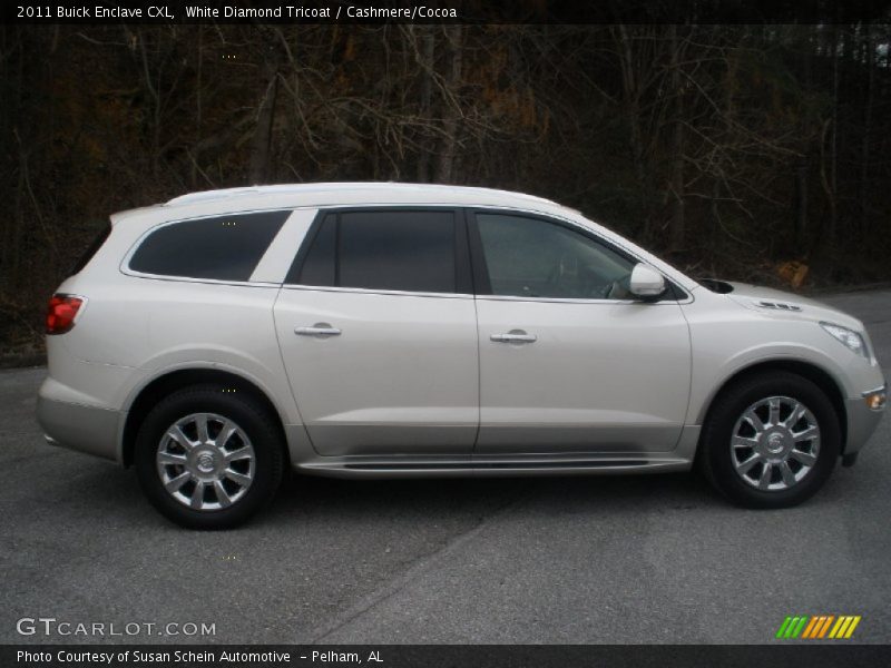 White Diamond Tricoat / Cashmere/Cocoa 2011 Buick Enclave CXL