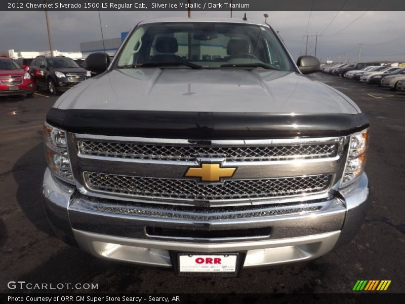 Silver Ice Metallic / Dark Titanium 2012 Chevrolet Silverado 1500 LS Regular Cab