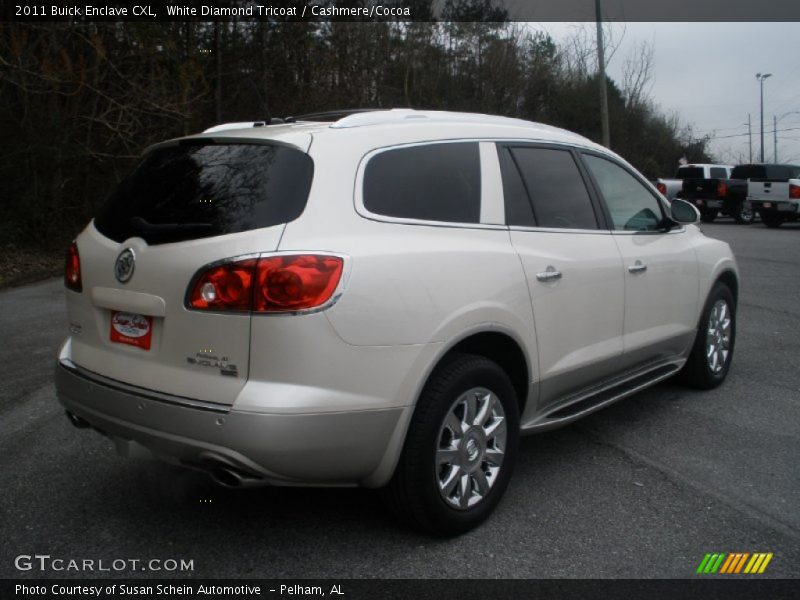 White Diamond Tricoat / Cashmere/Cocoa 2011 Buick Enclave CXL