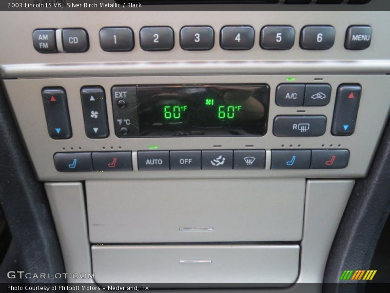 Silver Birch Metallic / Black 2003 Lincoln LS V6