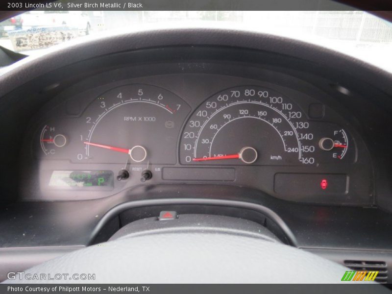 Silver Birch Metallic / Black 2003 Lincoln LS V6