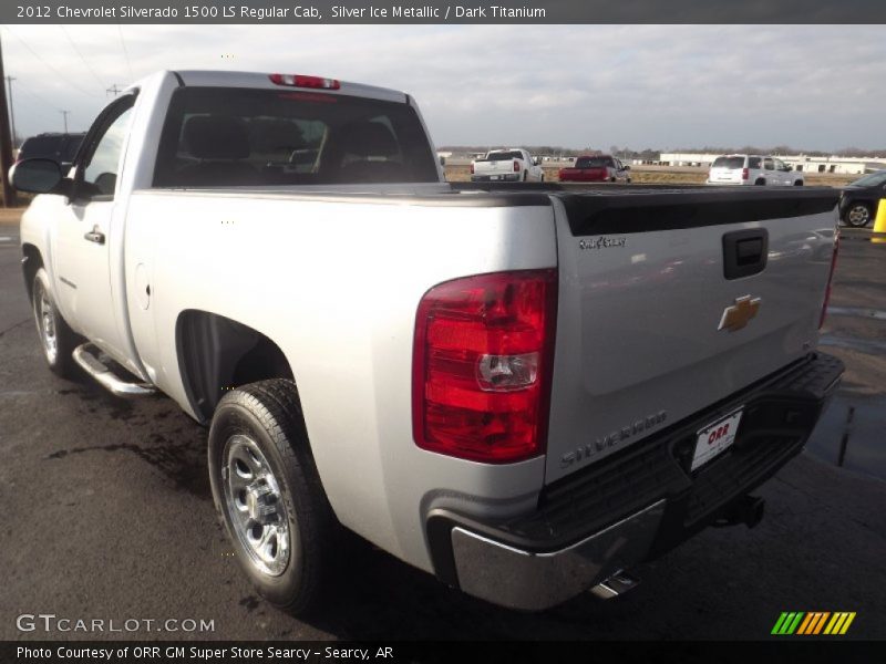 Silver Ice Metallic / Dark Titanium 2012 Chevrolet Silverado 1500 LS Regular Cab