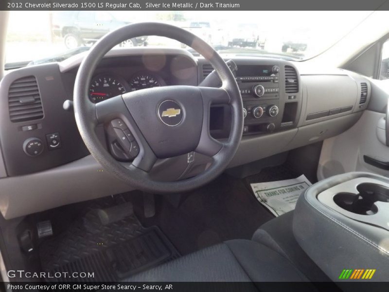 Silver Ice Metallic / Dark Titanium 2012 Chevrolet Silverado 1500 LS Regular Cab