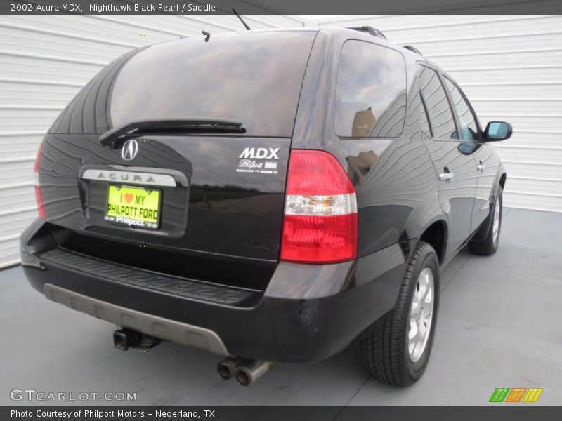 Nighthawk Black Pearl / Saddle 2002 Acura MDX