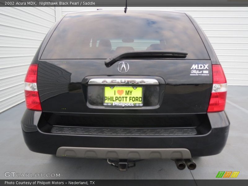 Nighthawk Black Pearl / Saddle 2002 Acura MDX