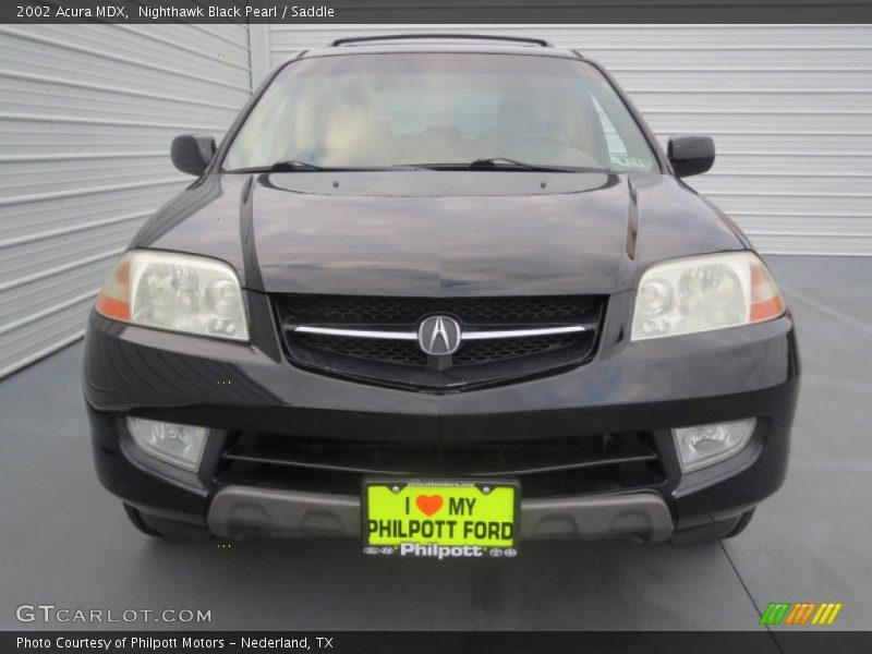 Nighthawk Black Pearl / Saddle 2002 Acura MDX