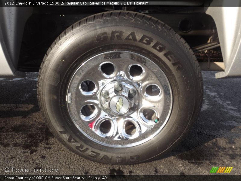 Silver Ice Metallic / Dark Titanium 2012 Chevrolet Silverado 1500 LS Regular Cab