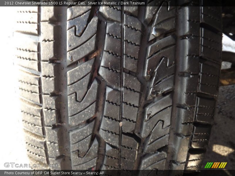 Silver Ice Metallic / Dark Titanium 2012 Chevrolet Silverado 1500 LS Regular Cab