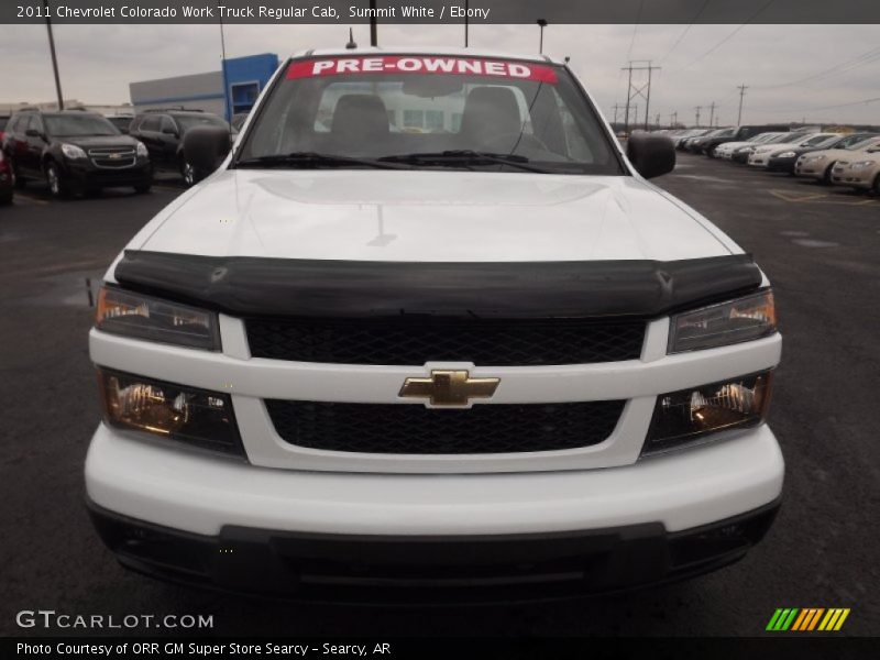 Summit White / Ebony 2011 Chevrolet Colorado Work Truck Regular Cab
