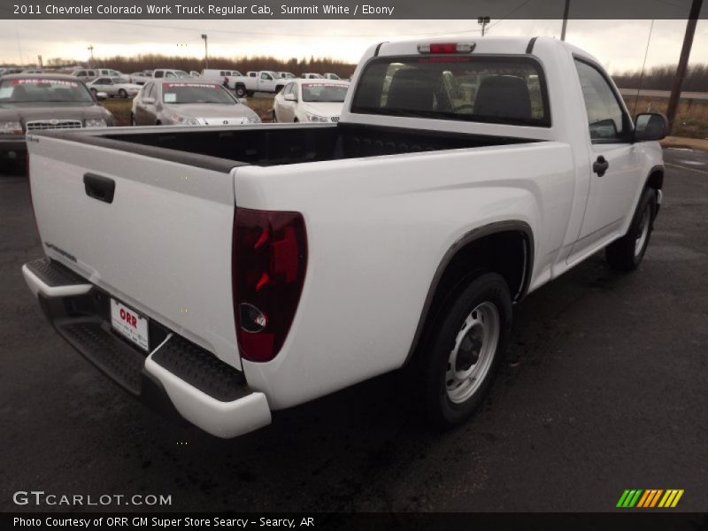 Summit White / Ebony 2011 Chevrolet Colorado Work Truck Regular Cab