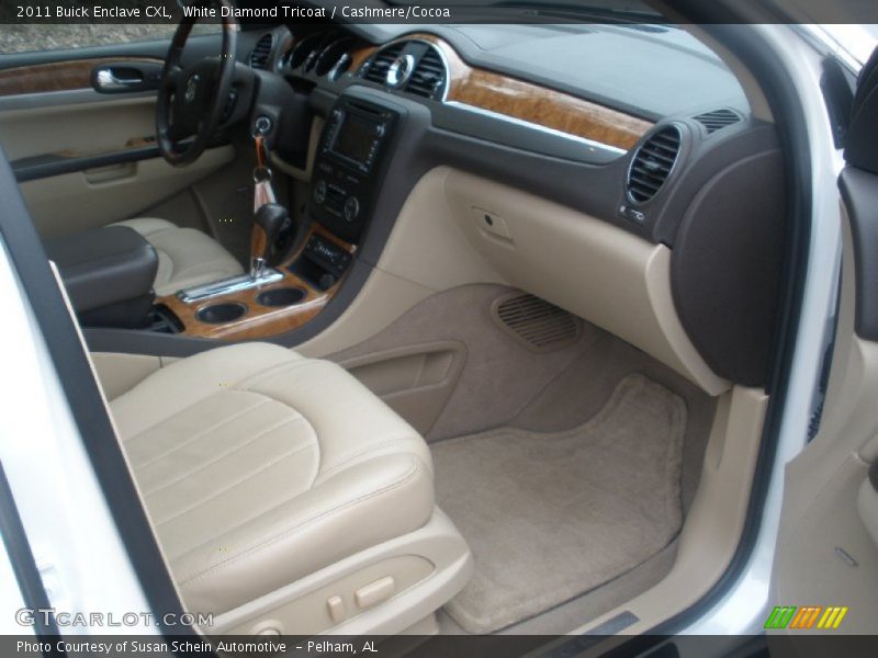 White Diamond Tricoat / Cashmere/Cocoa 2011 Buick Enclave CXL