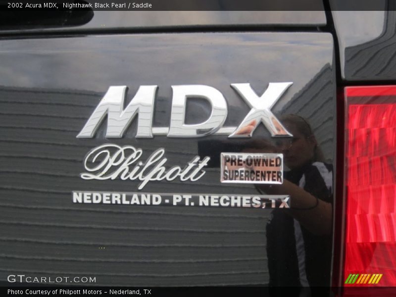 Nighthawk Black Pearl / Saddle 2002 Acura MDX