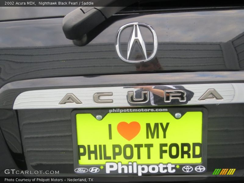 Nighthawk Black Pearl / Saddle 2002 Acura MDX