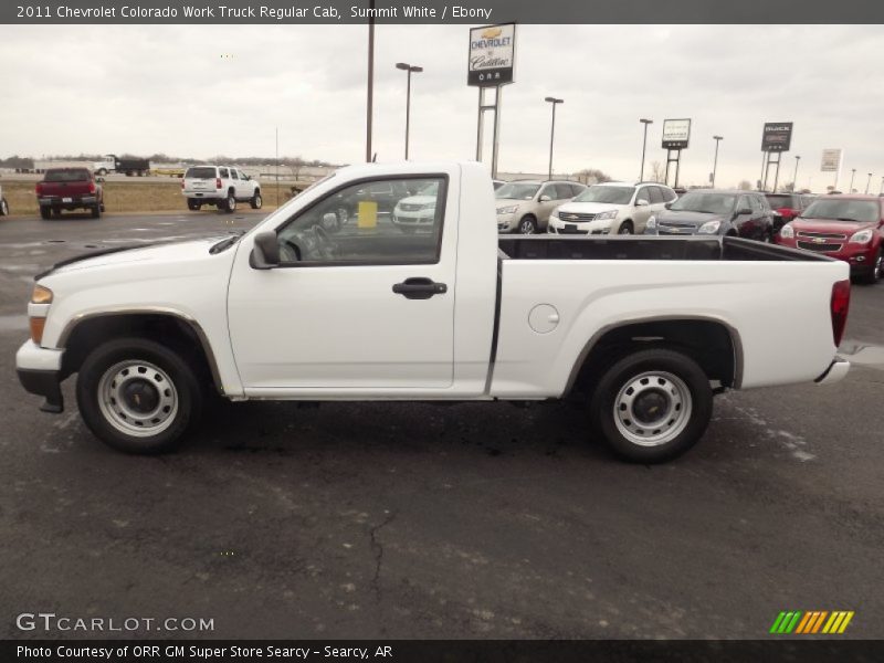 Summit White / Ebony 2011 Chevrolet Colorado Work Truck Regular Cab