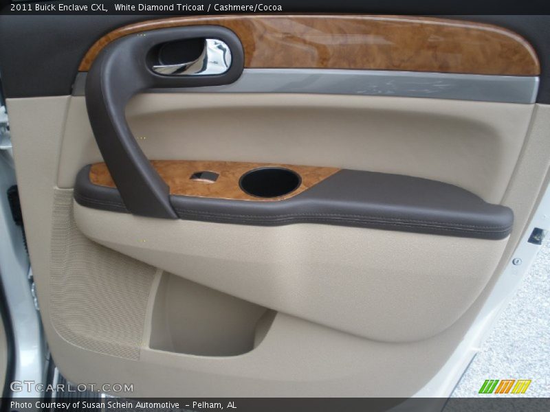 White Diamond Tricoat / Cashmere/Cocoa 2011 Buick Enclave CXL