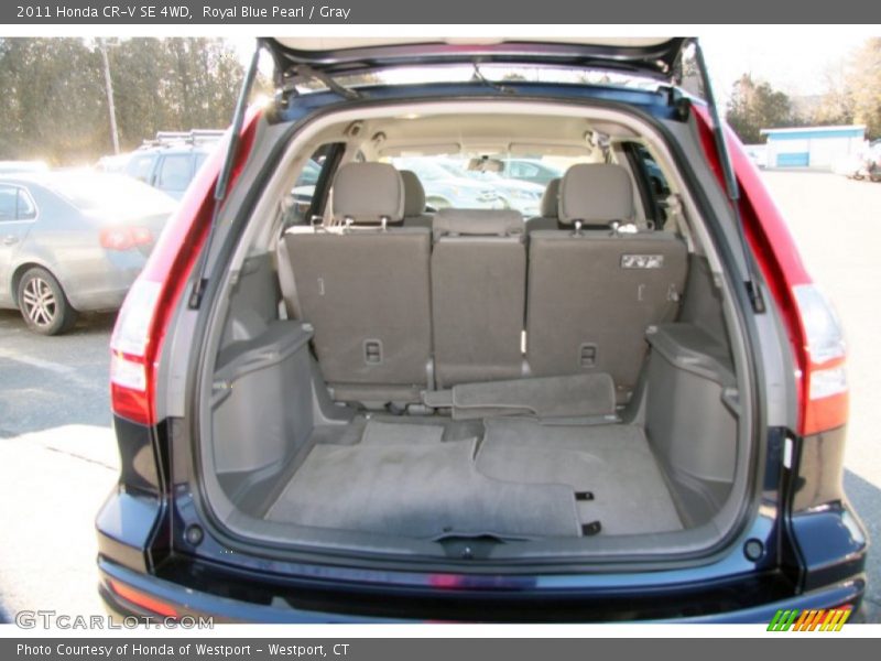 Royal Blue Pearl / Gray 2011 Honda CR-V SE 4WD