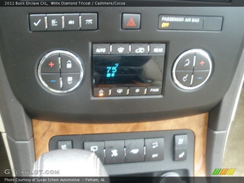 White Diamond Tricoat / Cashmere/Cocoa 2011 Buick Enclave CXL