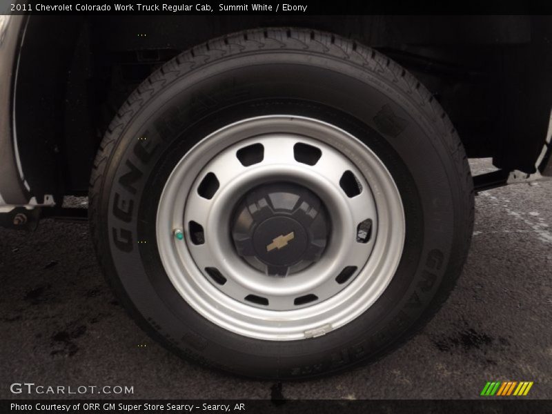 Summit White / Ebony 2011 Chevrolet Colorado Work Truck Regular Cab