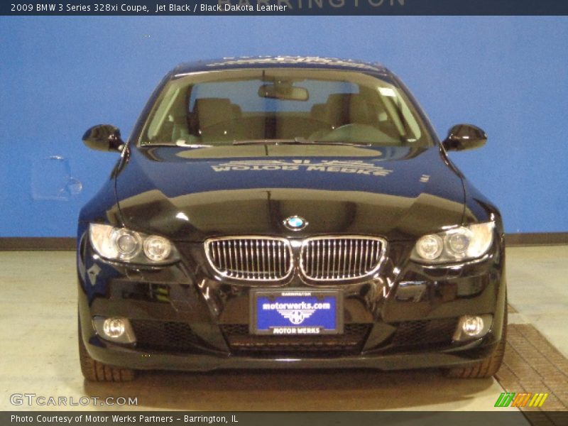 Jet Black / Black Dakota Leather 2009 BMW 3 Series 328xi Coupe