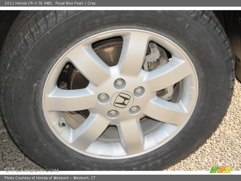Royal Blue Pearl / Gray 2011 Honda CR-V SE 4WD