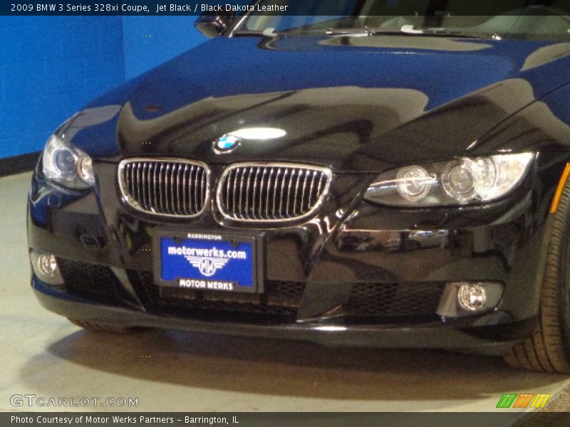 Jet Black / Black Dakota Leather 2009 BMW 3 Series 328xi Coupe