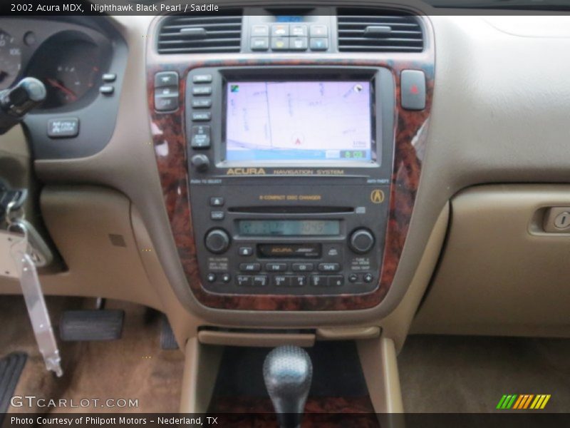 Nighthawk Black Pearl / Saddle 2002 Acura MDX