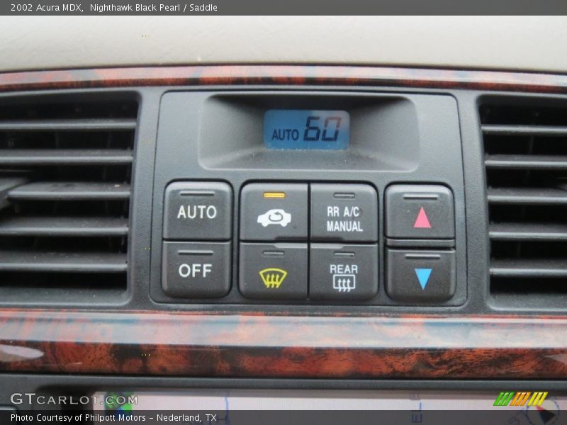 Nighthawk Black Pearl / Saddle 2002 Acura MDX