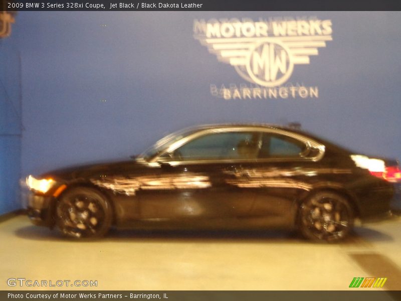Jet Black / Black Dakota Leather 2009 BMW 3 Series 328xi Coupe