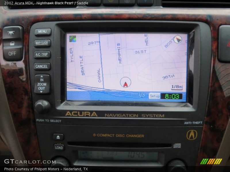 Nighthawk Black Pearl / Saddle 2002 Acura MDX
