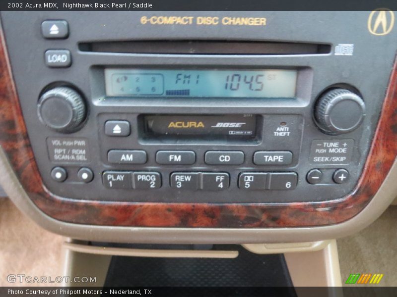Nighthawk Black Pearl / Saddle 2002 Acura MDX