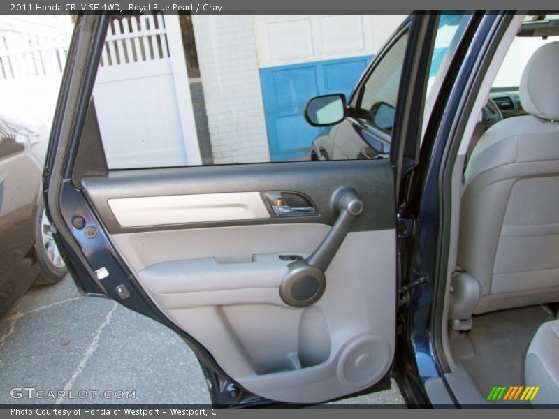 Royal Blue Pearl / Gray 2011 Honda CR-V SE 4WD
