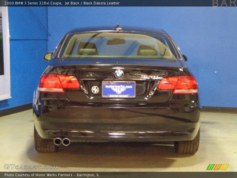 Jet Black / Black Dakota Leather 2009 BMW 3 Series 328xi Coupe