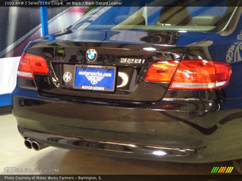 Jet Black / Black Dakota Leather 2009 BMW 3 Series 328xi Coupe