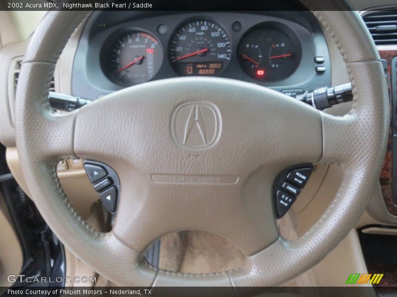 Nighthawk Black Pearl / Saddle 2002 Acura MDX