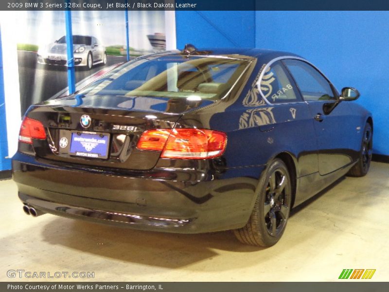 Jet Black / Black Dakota Leather 2009 BMW 3 Series 328xi Coupe