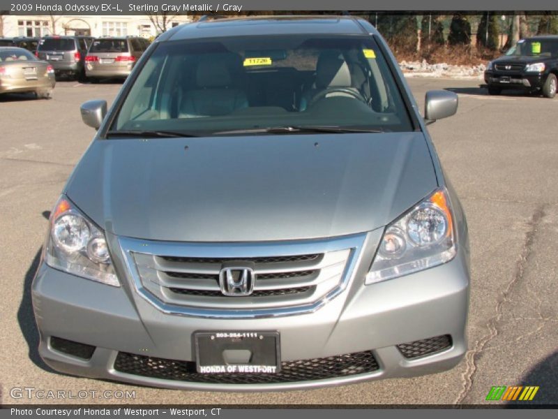 Sterling Gray Metallic / Gray 2009 Honda Odyssey EX-L