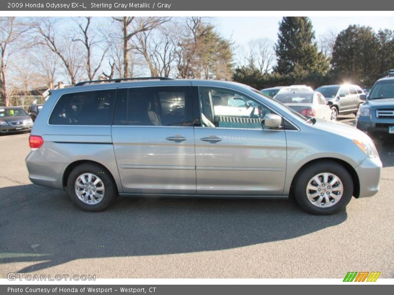 Sterling Gray Metallic / Gray 2009 Honda Odyssey EX-L